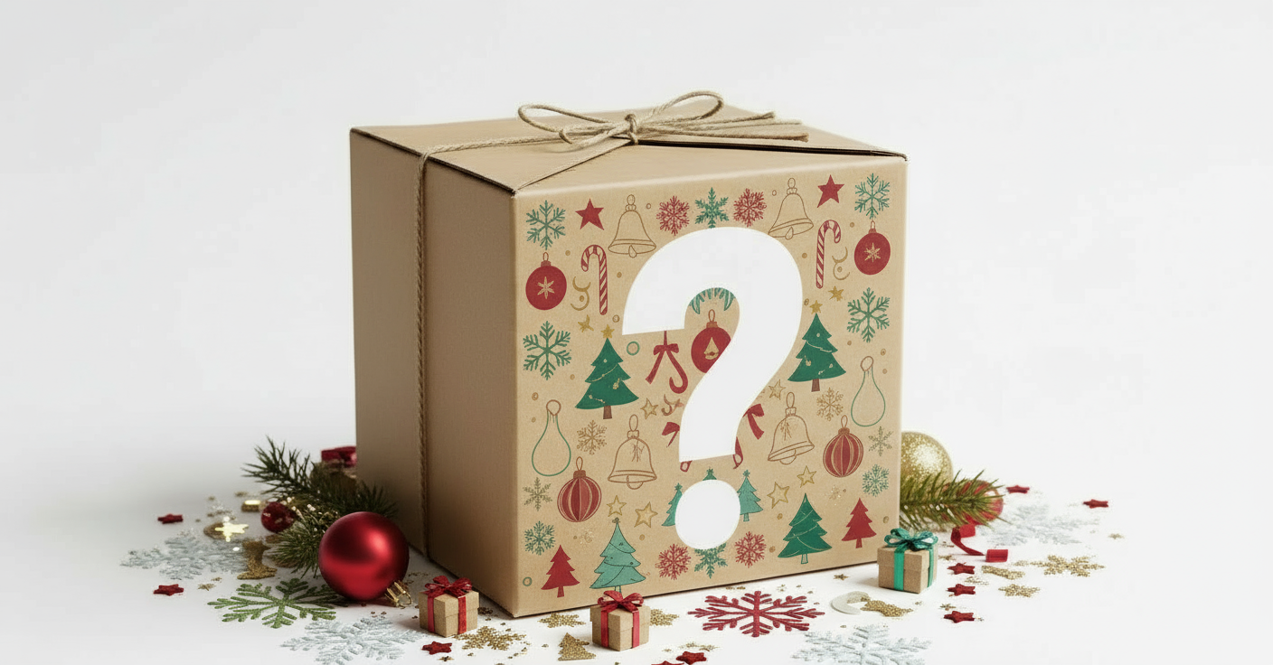 Thrift Advent Calendar Gift Box